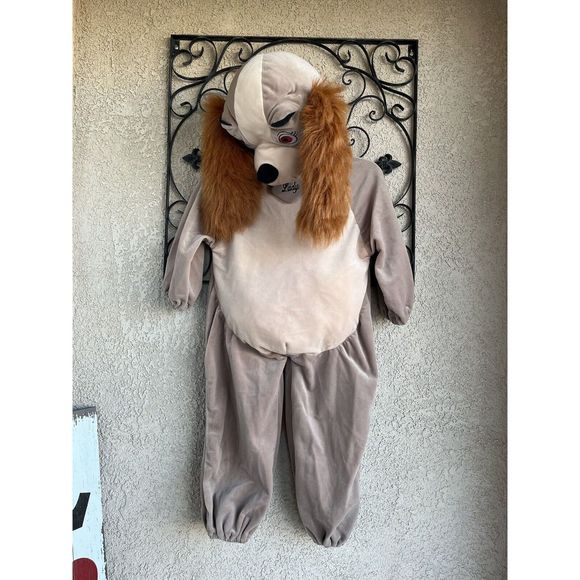 Disney catalog lady costume - size 3T - 4T - brown/white
